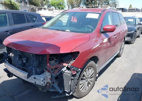 2017 Nissan Pathfinder S from USA, damaged, VIN 5N1DR2MN3HC637639